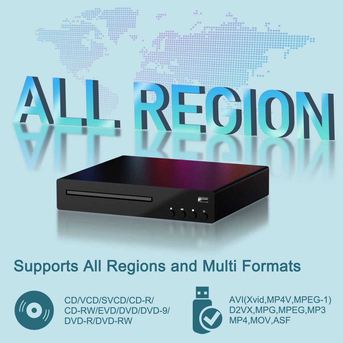 delleson remote control full layout enabling playback, slow motion and subtitle control from sofa