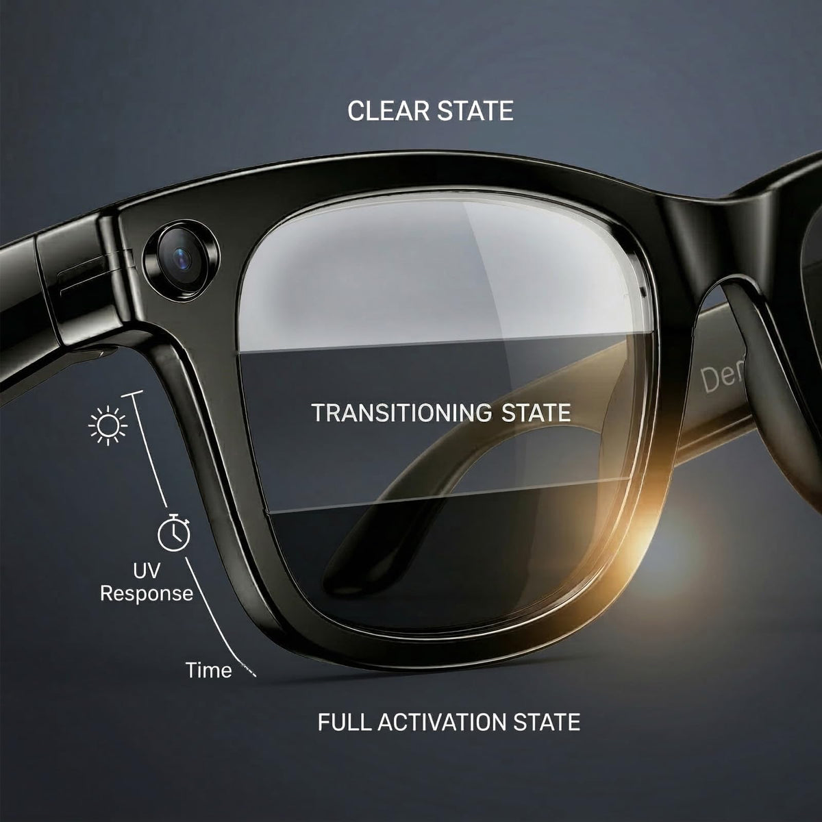 Demabon AI Smart Glasses record crisp 4K video for professional or outdoor use.
