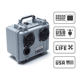 DemerBox DB2 built in a crush-proof Pelican case for rugged reliability.