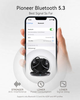 DEMICEA Open Ear Buds 30 hours with the charging case