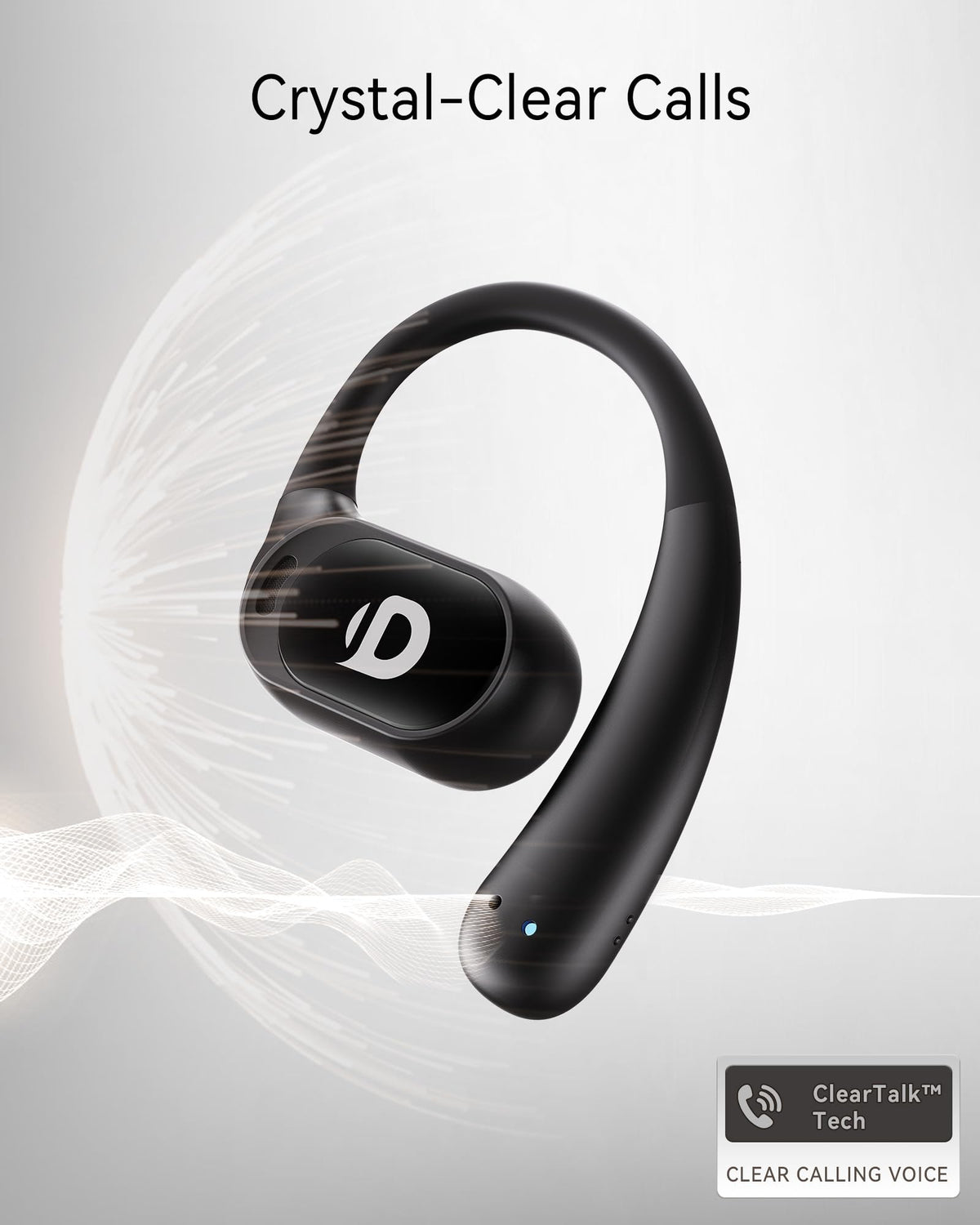 DEMICEA Open Ear Buds AeroBoost enhances vocal realism