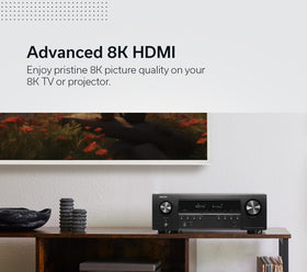 Denon AVR-S670H HDMI ARC/eARC connection for TV audio.