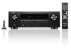 Denon AVR-S770H front view highlights premium build for immersive home theater.