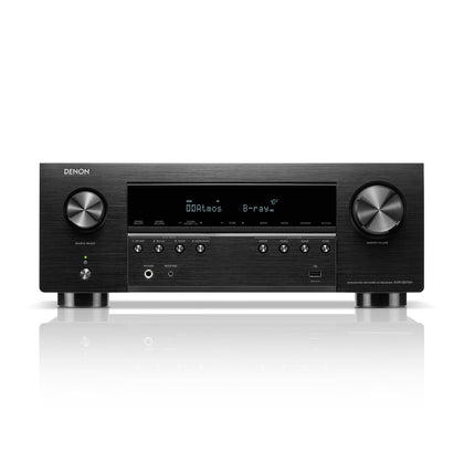 Denon AVR-S970H front view shows premium home theater design