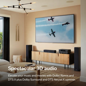 Rear connectivity panel of Denon AVR-S970H with HDMI and outputs