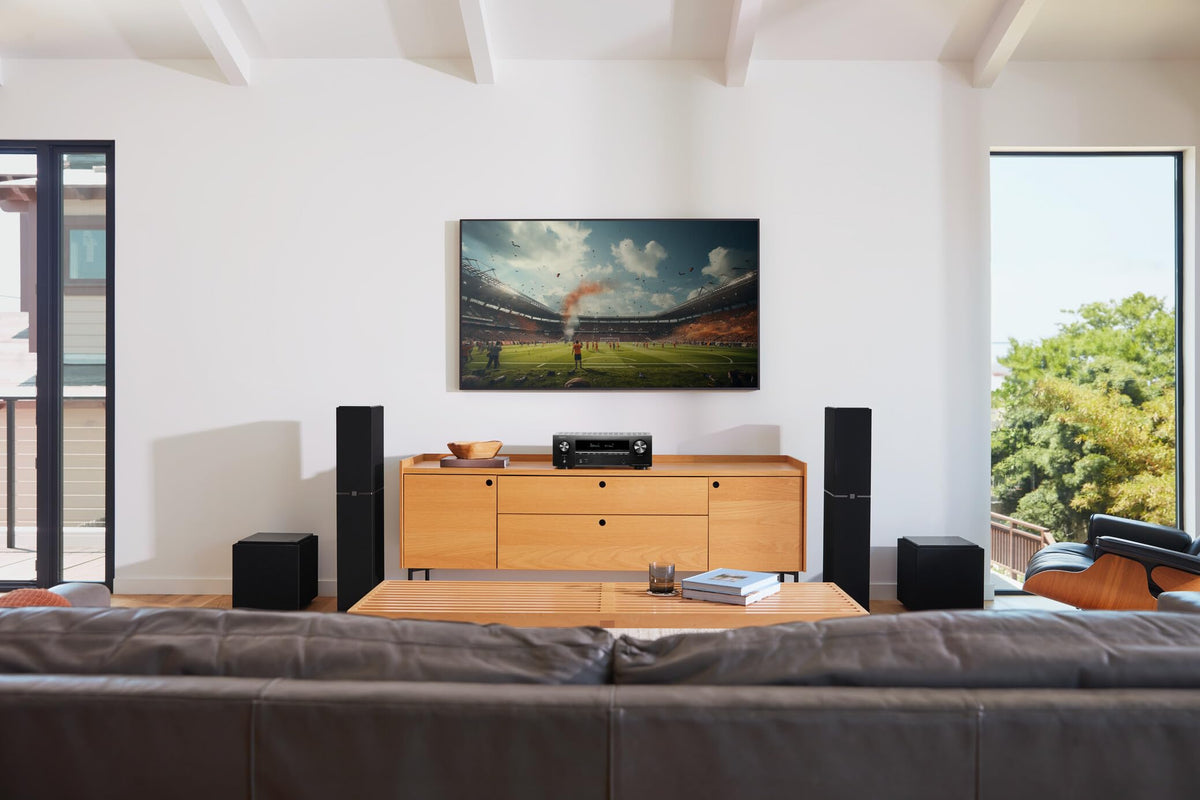 Denon AVR-X1800H 8K pass-through supports lag-free video for gaming.