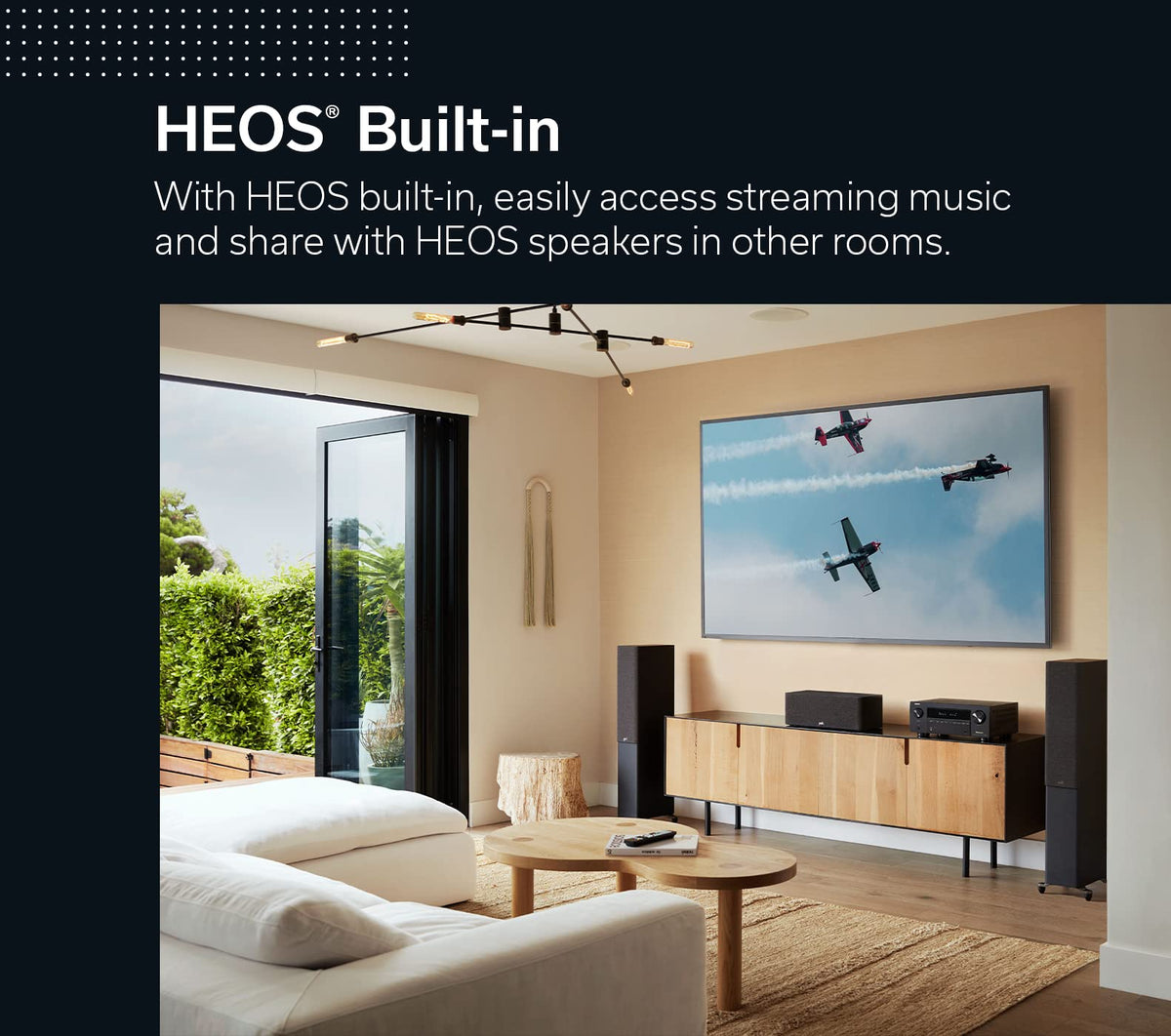 Denon AVR-X2800H 8K/60Hz pass-through supports future-proof video