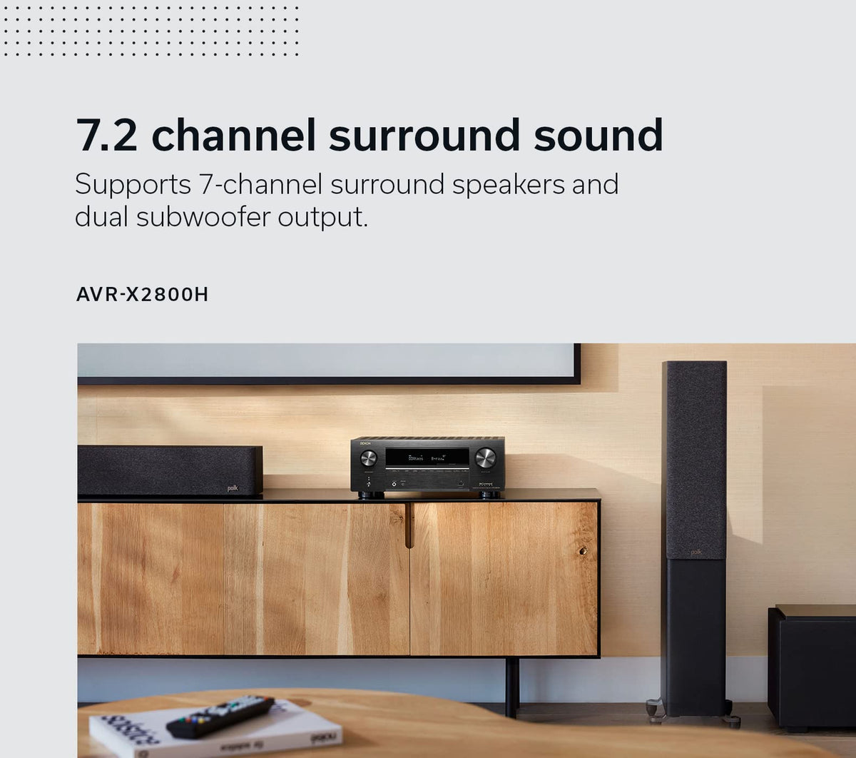 Denon AVR-X2800H voice control with Alexa and Siri