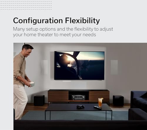 Denon AVR-X3800H 8K video pass-through delivers crisp visuals and dynamic HDR support.