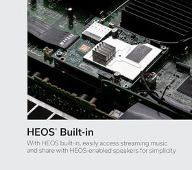 Denon AVR-X3800H Dolby Atmos setup supports overhead effects for immersive cinema.