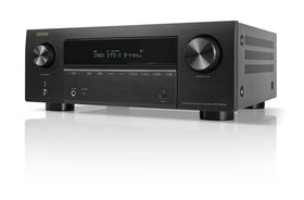 Denon AVR-X3800H front panel shown for easy setup and tactile control.