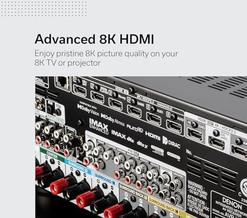 Denon AVR-X3800H HEOS app enables simple multi-room streaming control.