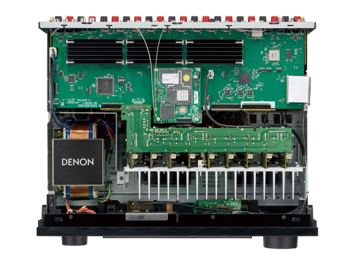 Denon AVR-X4800H Audyssey room correction tunes listening in any room