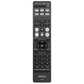 Denon D-M41 on-shelf setup shows space-saving placement in a living room.