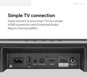 Denon DHT-C210 Bluetooth streaming for wireless listening.