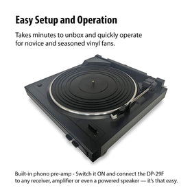 Denon DP-29F automatic tonearm enabling easy operation