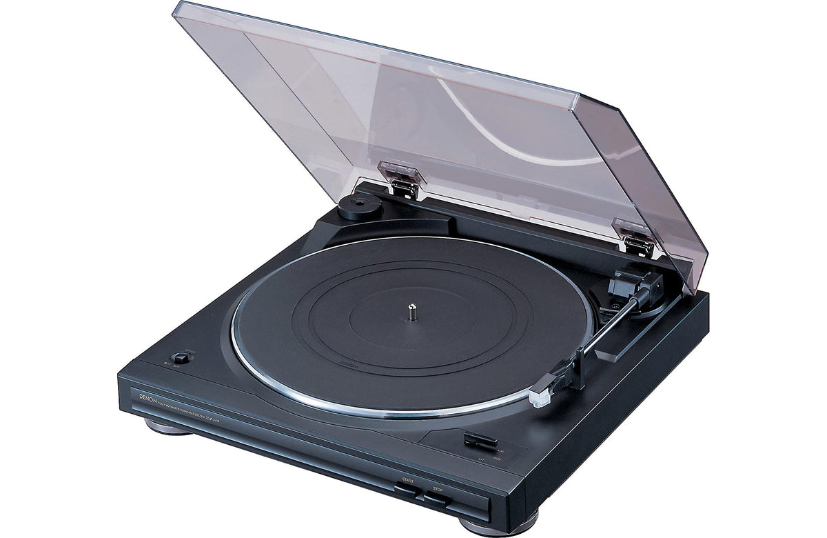 Denon DP-29F diecast aluminium turntable for stable playback