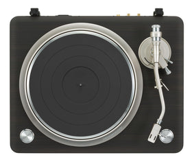Built-in phono equalizer connects directly to non phono inputs