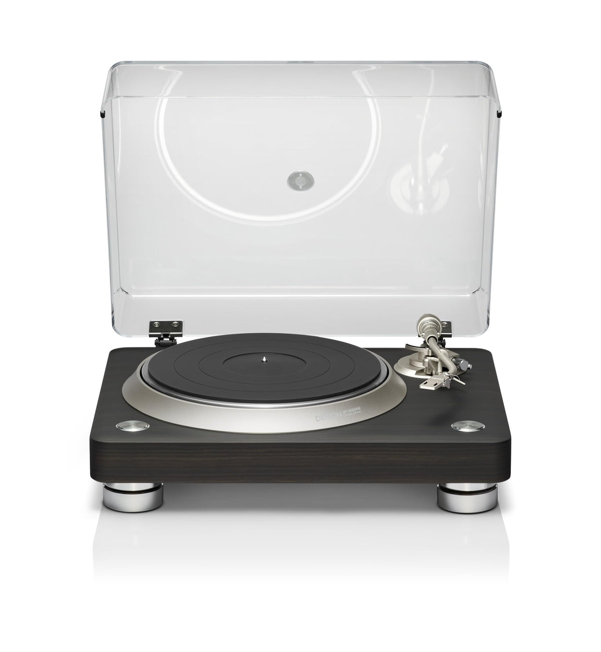 Denon DP-3000NE with S shaped tonearm and removable headshell for cartridge versatility