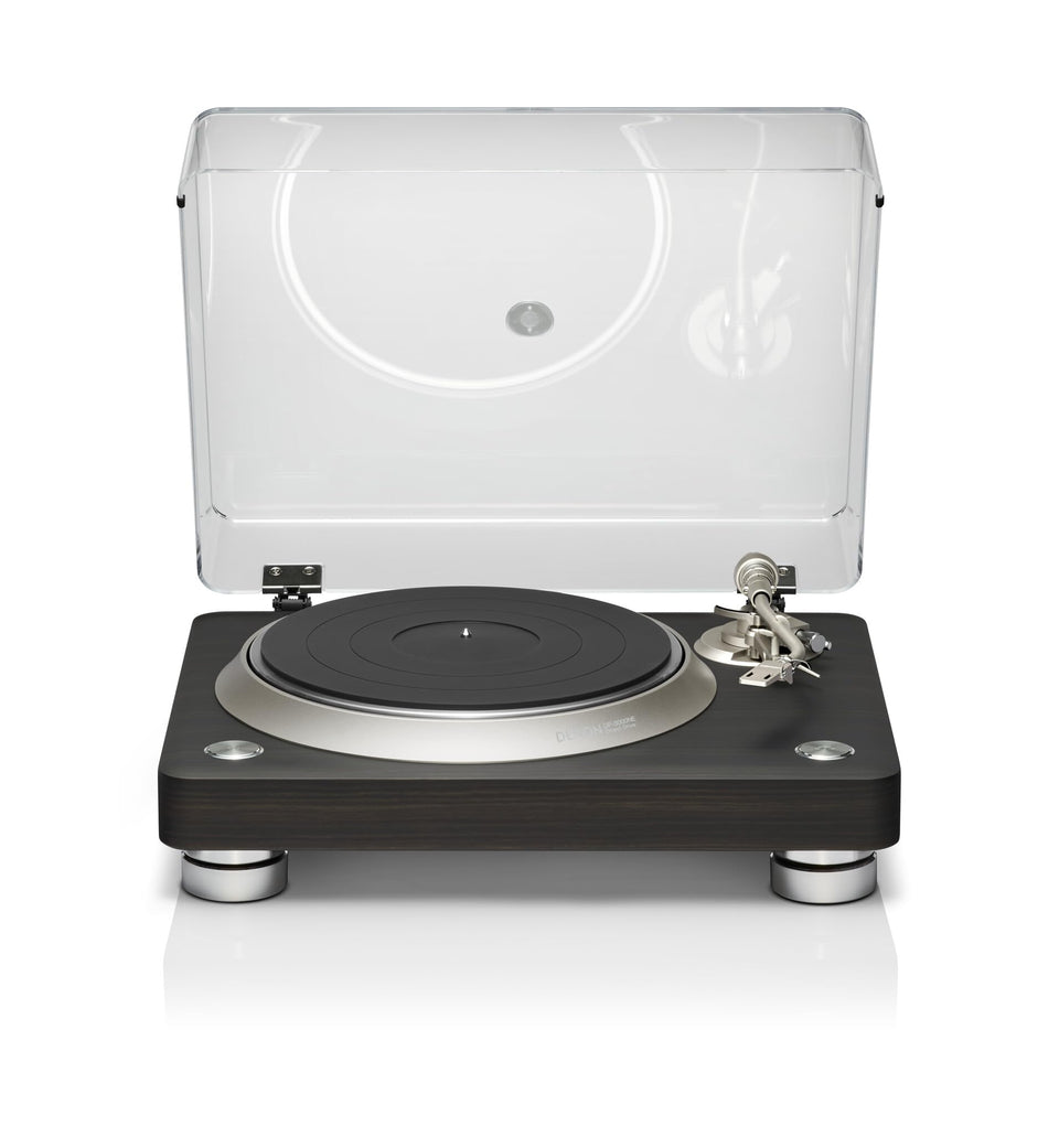 Denon DP-3000NE with S shaped tonearm and removable headshell for cartridge versatility
