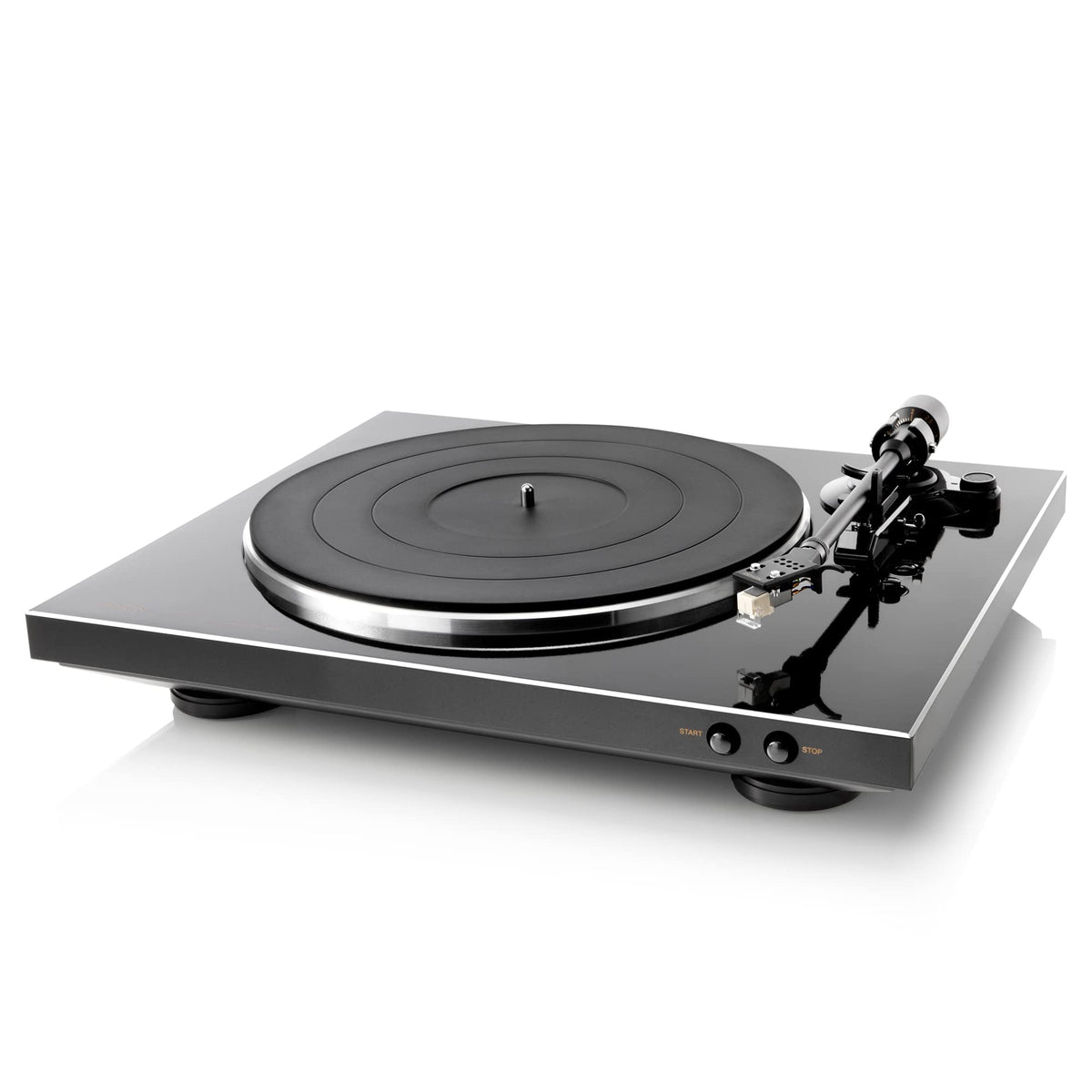 Denon DP-300F belt-drive-motor supports stable, drift-free playback