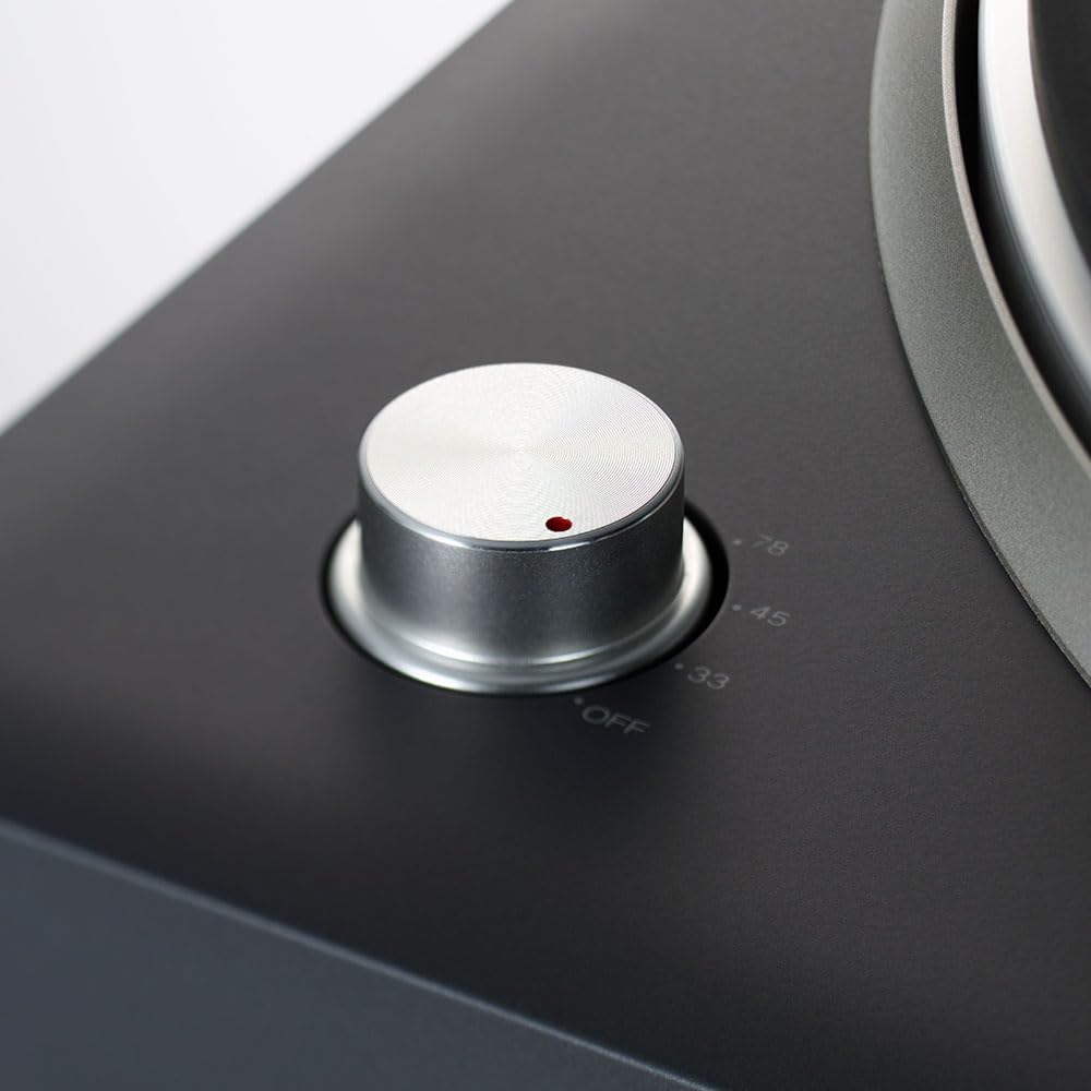 Denon DP-500BT built-in phono preamp enables direct speaker connections.