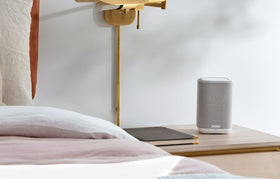 Denon Home 150 HEOS app control illustrating multi-room management
