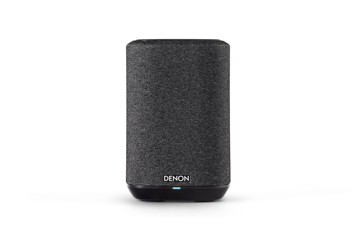 Denon Home 150 NV front view showing a compact footprint for versatile placement.