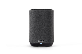 Denon Home 150 NV front view showing a compact footprint for versatile placement.