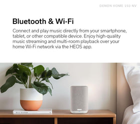 Denon Home 150 NV with soundbar pairing for expanded home theater options.