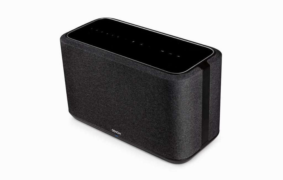 Denon Home 350 front view showing powerful room-filling audio
