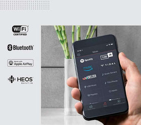 Denon Home 350 quick-select-buttons enable fast access to favorites.