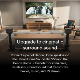 Denon Home 400 optimized for Dolby Atmos Music with immersive height cues.