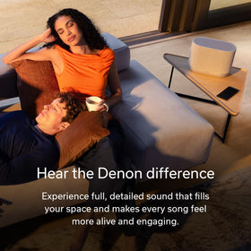 Denon Home 400 built-in height speakers expand the soundstage.