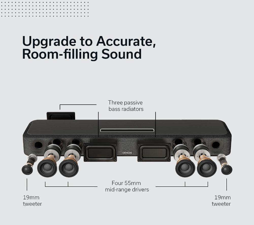 Denon Home 550 pairs with Denon speakers for a larger sound stage