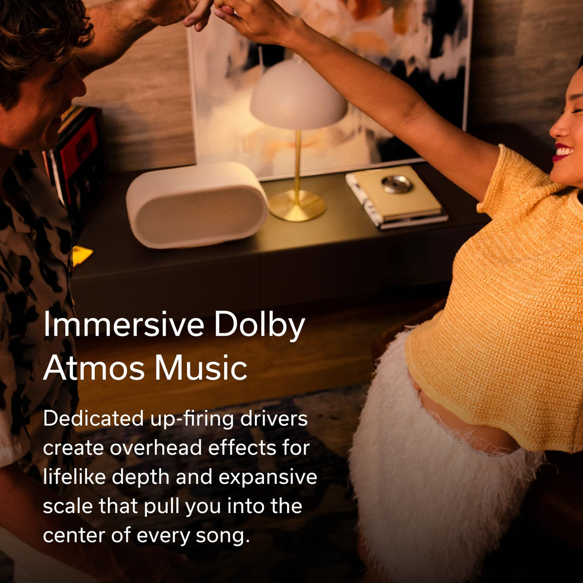 Denon Home 600 back panel with ports for Wi-Fi, USB, and auxiliary inputs.