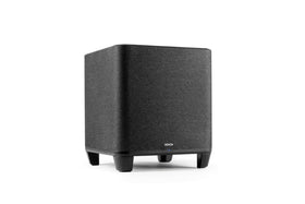 Denon Home Subwoofer with 8-inch downward-firing woofer delivering deep bass.