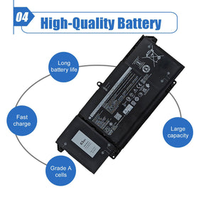 Dentsing capacity marking detail confirming 63Wh 15.2V specification benefit