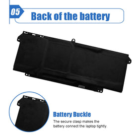 Dentsing battery on a workstation illustrating restored laptop runtime benefit