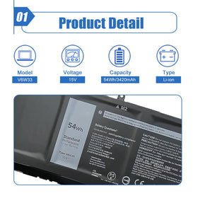 Dentsing battery profile side view demonstrating slim fit and installation ease