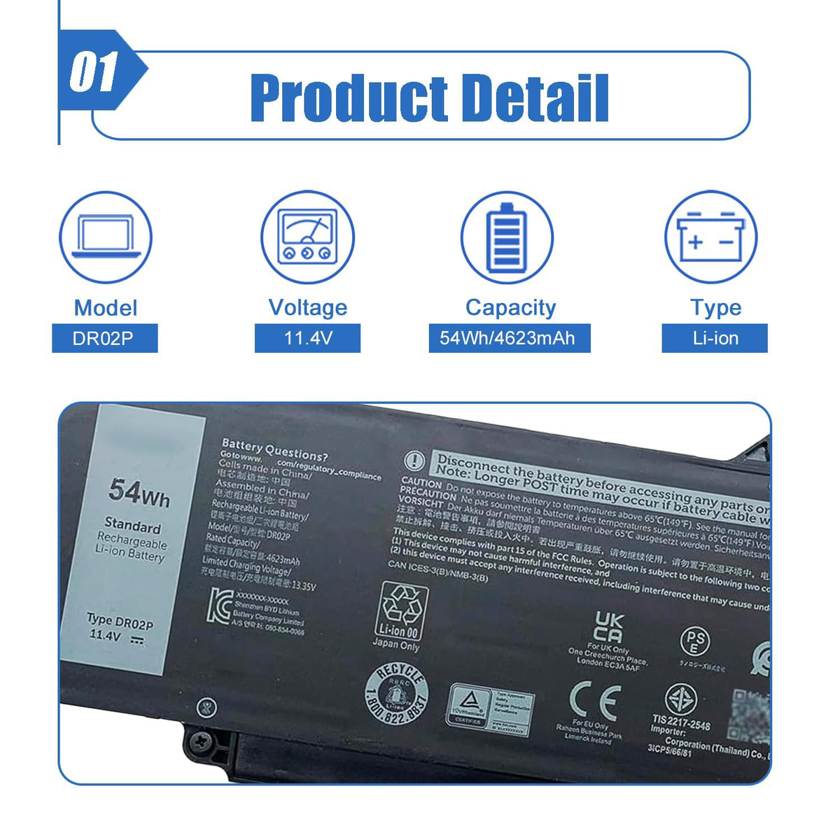 Dentsing DR02P connector close-up displaying compatible plug and secure fit advantage