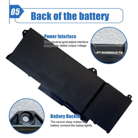 Dentsing GRT01 in travel bag with laptop showing on-the-go power benefit