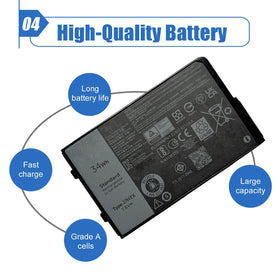 Dentsing J7HTX capacity sticker detail confirming 34Wh reliability