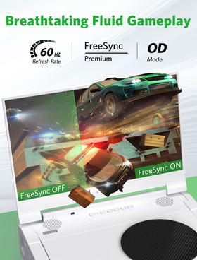DEPGI 14-inch portable monitor with two HDMI ports enables flexible connections across consoles.