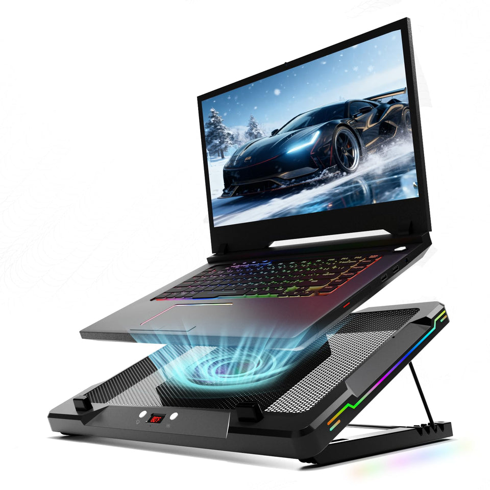 DEPGI front view of cooling stand showing stable support and improved airflow