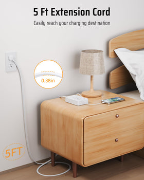 DEPOW 4 USB ports and 2 USB-C enable simultaneous charging for devices.