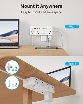 DEPOW powering TV and console in entertainment center for consolidated power management