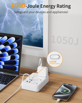 DEPOW mounted under a desk showing tidy secured installation and convenience