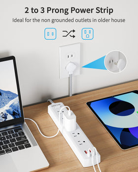DEPOW nine-in-one power expansion for compact desks with USB-C charging.