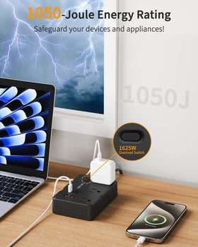 DEPOW wall-mount holes allow secure placement in compact spaces.